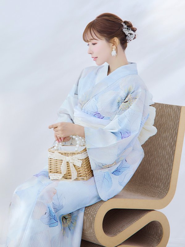 画像8: 【即日発送】アイシーフラワー牡丹浴衣  【浴衣３点セット 浴衣/帯/下駄】[YMT] (8)