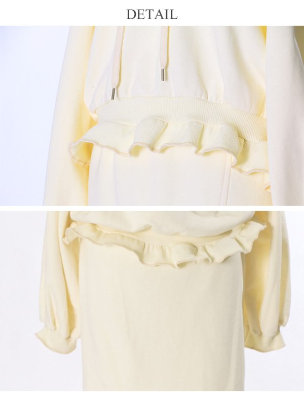 画像10: 【Plume Blanc プリュムブラン】青木りえちゃんプロデュース!!【ルームウェア】セットアップ【HC02】 (10)