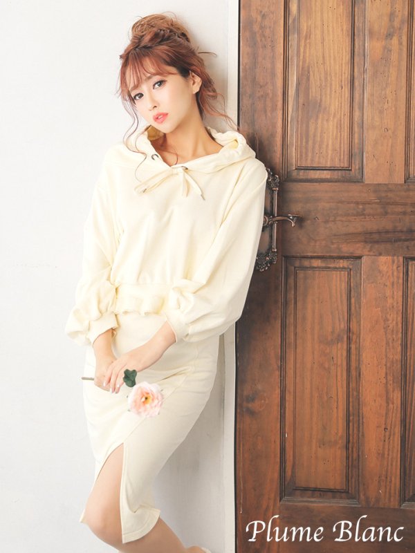 画像2: 【Plume Blanc プリュムブラン】青木りえちゃんプロデュース!!【ルームウェア】セットアップ【HC02】 (2)