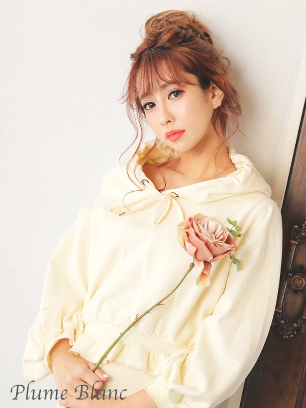 画像7: 【Plume Blanc プリュムブラン】青木りえちゃんプロデュース!!【ルームウェア】セットアップ【HC02】 (7)