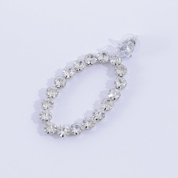 画像2: ストーン/シルバー/ピアス シルバー【Fサイズ/1カラー】[OF02-U] (2)