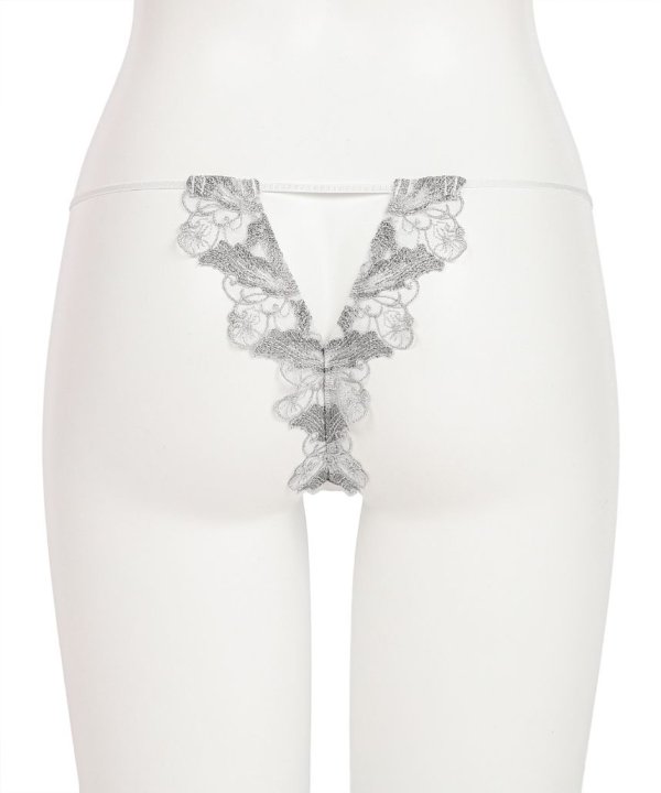 フローティングマーメイド エンブレース Tバック:シルバー