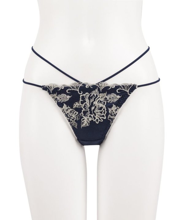 エンブレースTバック:ネイビー