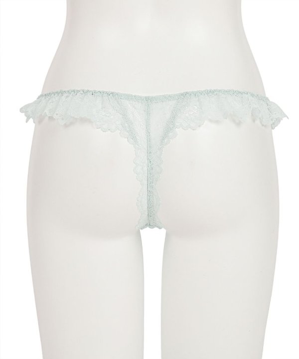 ストレッチレースTバック:ブルー