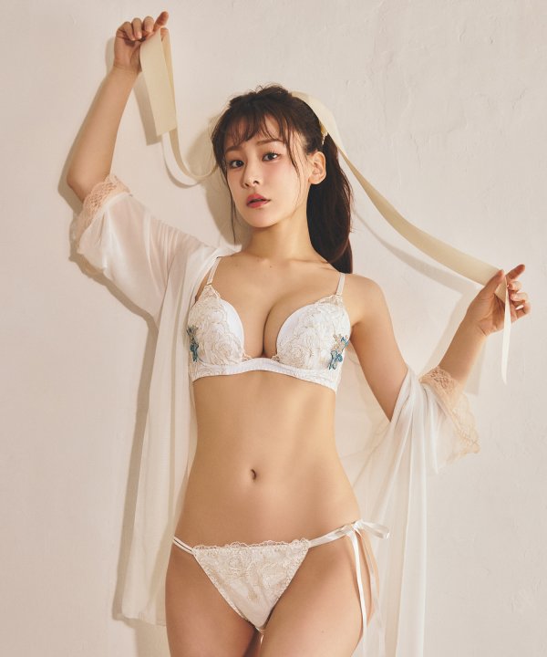 ストレッチレース ショーツ:ホワイト