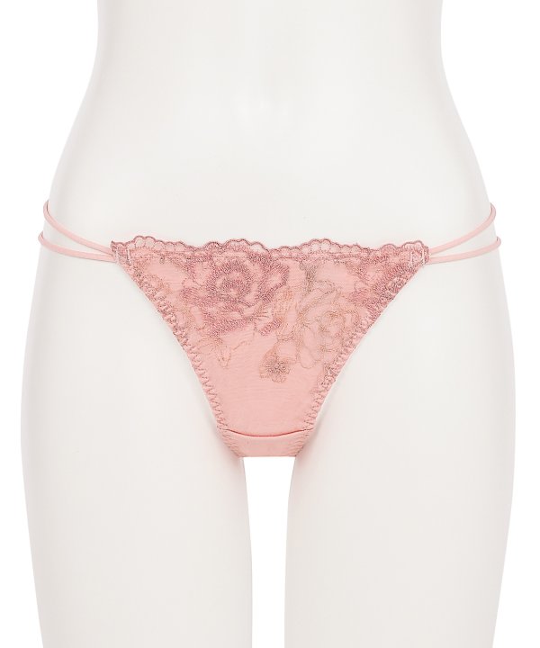 ブレッシングフラワー エンブレース Tバック:ピンク