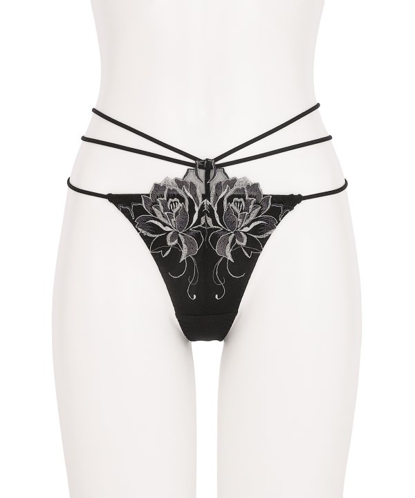 シャインベロナ Tバック：ブラック