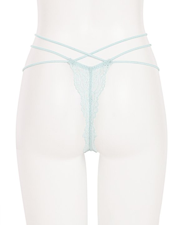 シャインベロナ Tバック：ブルー