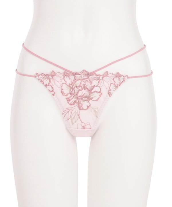 フローラルソルベ Tバック：ピンク