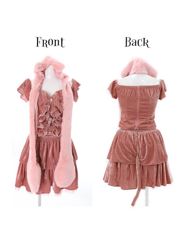 画像12: 【即日発送】さくりなちゃんコラボふわふわキャット【ハロウィンコスプレ5点セット】【S-Mサイズ/1カラー】[HC03]　[RC0422SB-21rn] (12)