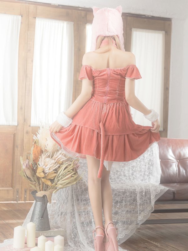 画像6: 【即日発送】さくりなちゃんコラボふわふわキャット【ハロウィンコスプレ5点セット】【S-Mサイズ/1カラー】[HC03]　[RC0422SB-21rn] (6)