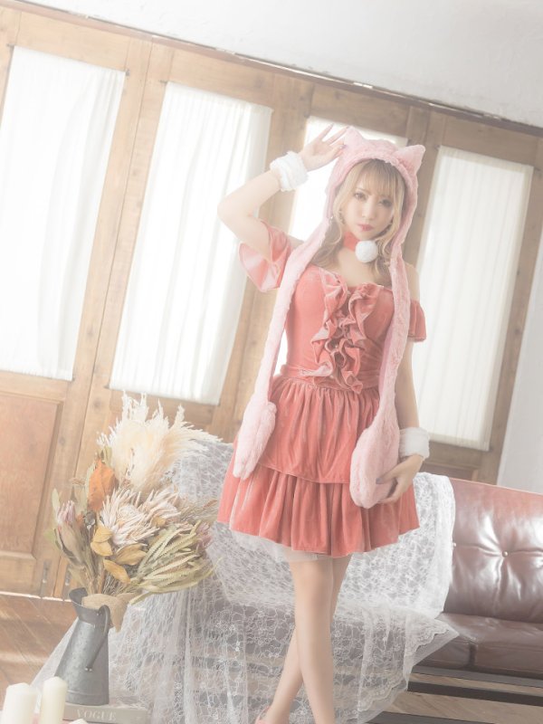 画像9: 【即日発送】さくりなちゃんコラボふわふわキャット【ハロウィンコスプレ5点セット】【S-Mサイズ/1カラー】[HC03]　[RC0422SB-21rn] (9)