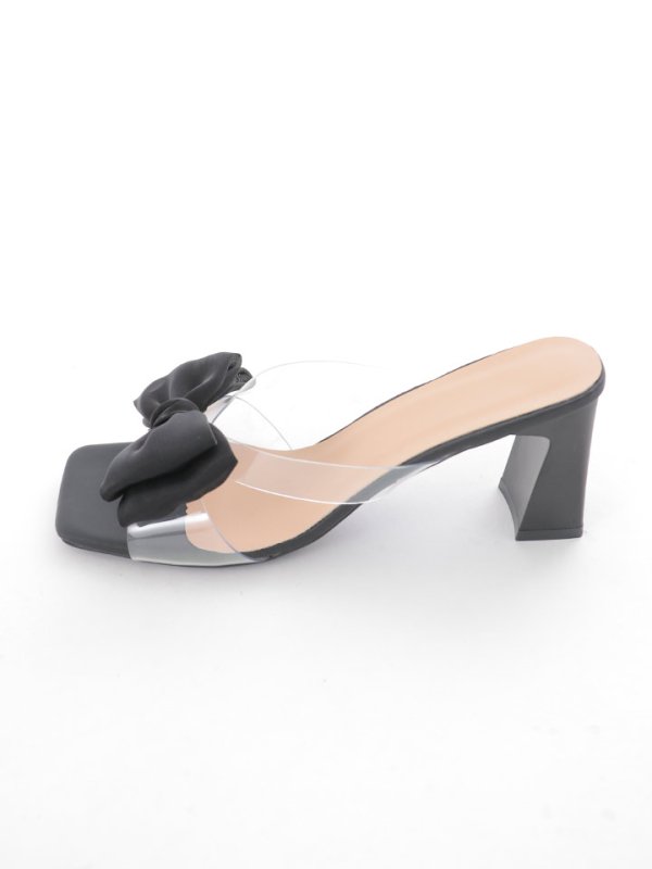 画像5: 【即日発送】【水着小物：ビーチサンダル】パールチェーン/ リボン/ フリル/ 厚底/ ウエッジソール/ サンダル/ サマーシューズ[YMT] (5)