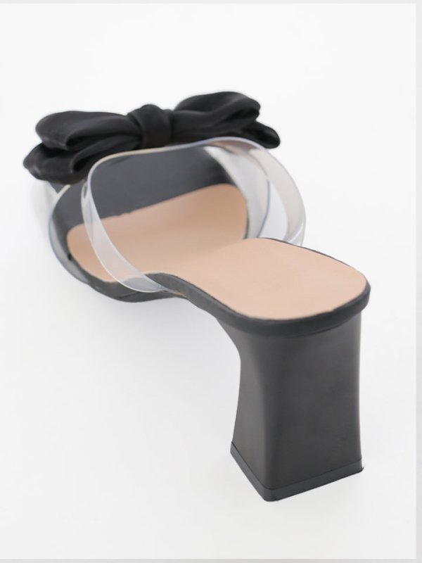 画像6: 【即日発送】【水着小物：ビーチサンダル】パールチェーン/ リボン/ フリル/ 厚底/ ウエッジソール/ サンダル/ サマーシューズ[YMT] (6)