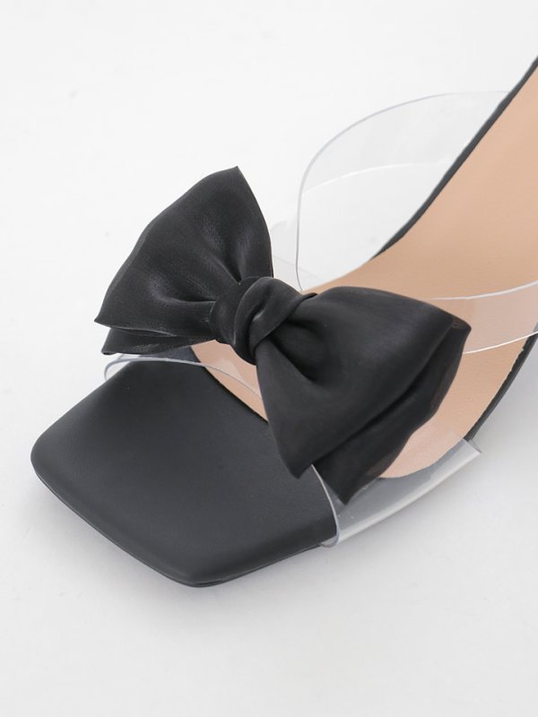 画像7: 【即日発送】【水着小物：ビーチサンダル】パールチェーン/ リボン/ フリル/ 厚底/ ウエッジソール/ サンダル/ サマーシューズ[YMT] (7)