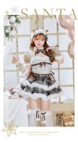 画像3: 【即日発送！】【クリスマスコスプレ9点セット】【Malymoon/マリームーン】フレンチチェックノエルトナカイ【SM-ML/2カラー】[OF03] (3)