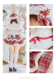 画像9: 【即日発送！】【クリスマスコスプレ9点セット】【Malymoon/マリームーン】フレンチチェックノエルトナカイ【SM-ML/2カラー】[OF03] (9)