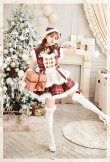 画像5: 【即日発送】ミルキーニットダッフルチェックサンタ《クリスマスコスプレ7点セット》【Malymoon/マリームーン】【2サイズ/1カラー】[OF03] (5)