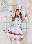 画像2: 【即日発送！】【クリスマスコスプレ7点セット】【Malymoon/マリームーン】ミルクニットフレーズたれ耳サンタドレス【SM-ML/1カラー】[OF03] (2)