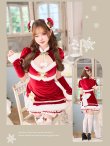 画像7: 【即日発送】ベロアルージュチャイナサンタ《クリスマスコスプレ6点セット》【Malymoon/マリームーン】【フリーサイズ/1カラー】[OF03] (7)