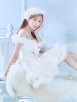 画像13: 【即日発送！】【サンタコス 4点セット】【XS-Lサイズ/4カラー】フロントビッグリボンオフショルフレアサンタ[YMT] (13)