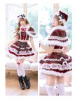 画像5: 【クリスマスコスプレ10点セット】【Malymoon/マリームーン】ロイヤルツイードケープサンタ【2サイズ/1カラー】【予約/12月上旬発送予定】[HC03] (5)