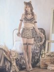 画像5: 【即日発送！】【sugar nine×マリームーンコラボ】 セクシーレオパードコスプレセット【ハロウィン7点セット】【XS-Lサイズ/1カラー】[HC02] (5)