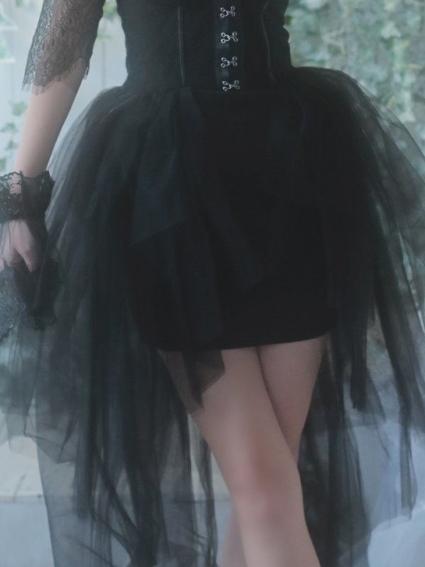 画像8: 【即日発送】ブラックバニーコスプレセット【sugar nineハロウィン4点セット】 【S-XLサイズ/1カラー】(H122YN)【OF01】 (8)