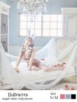 画像4: 【即日発送】【sugar nine×マリームーンコラボ】 セクシーレースバニーコスプレセット【sugar nineハロウィンコスプレ7点セット】【S-Mサイズ/3カラー】[HC02] (4)