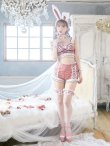 画像8: 【即日発送】【sugar nine×マリームーンコラボ】 セクシーレースバニーコスプレセット【sugar nineハロウィンコスプレ7点セット】【S-Mサイズ/3カラー】[HC02] (8)