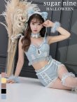 画像1: 【即日発送】【マリームーンコラボ】 セクシーレースキャット【ハロウィンコスプレ6点セット】【XS-L/7カラー】[YMT] (1)