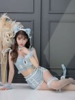 画像19: 【即日発送】【マリームーンコラボ】 セクシーレースキャット【ハロウィンコスプレ6点セット】【XS-L/7カラー】[YMT] (19)