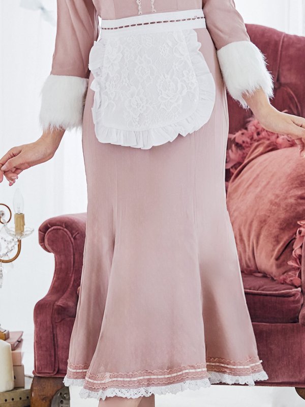 画像19: 【SALE!!】【即日発送】ファーポンチョ付きベアメイドコスプレ/ワンピースコスプレ【sugar nineハロウィン4点セット】【S-Lサイズ/1カラー】[OF01] (19)