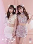 画像2: 【値下げ！】【即日発送】セットアップチャイナドレスコスプレ【sugar nineハロウィン4点セット】【XS-Lサイズ/2カラー】(SE01YN-WH)[YMT] (2)