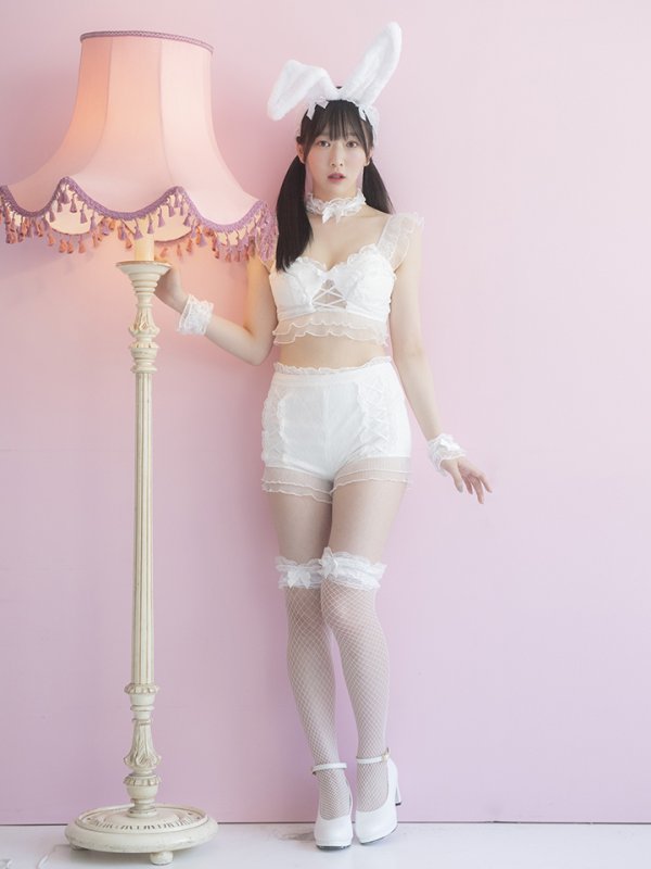 画像6: 【即日発送】【ハロウィン小物】おしゃれ度ワンランクアップ！リボンレース網タイツ【HC03】 (6)