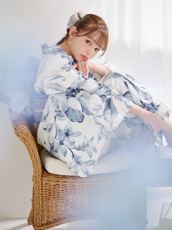 モデル:ちぃぽぽ 身長:158cm 着用サイズ:Fサイズ