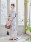 画像11: 【即日発送】ベージュ地×水仙の花浴衣  【浴衣３点セット 浴衣/帯/下駄】[YMT] (11)