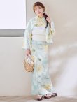 画像4: ニュアンス牡丹ペールトーン浴衣【浴衣３点セット 浴衣/帯/下駄】[YMT] (4)