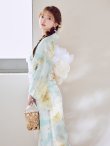 画像6: ニュアンス牡丹ペールトーン浴衣【浴衣３点セット 浴衣/帯/下駄】[YMT] (6)