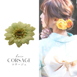 浴衣小物：コサージュ】フラワーコサージュ髪飾り[OF03B-U