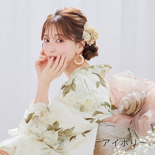 画像9: 【即日発送】【浴衣小物】ダイヤパールフラワーコサージュ【2カラー】[YMT] (9)