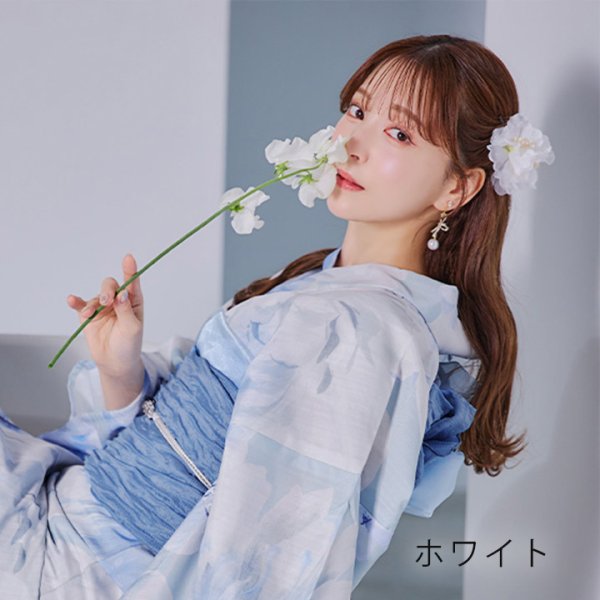 画像14: 【即日発送】【浴衣小物】シアートリプルフラワー【3カラー】[YMT] (14)