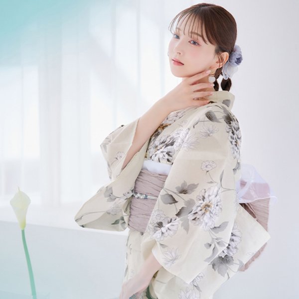 画像10: 【即日発送】【浴衣小物】フラワーチュールリボンパールコサージュ【1カラー】[YMT] (10)