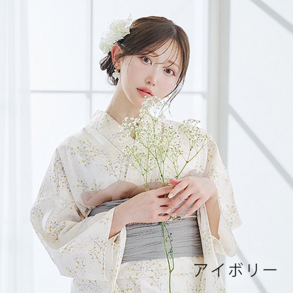 画像10: 【即日発送】【浴衣小物】ドライフラワーと小花のコサージュ【4カラー】[YMT] (10)