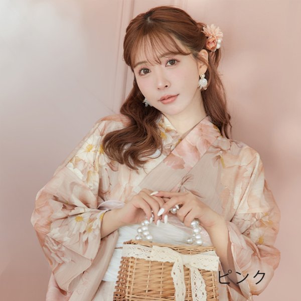 画像7: 【浴衣小物】パール付きフラワーコサージュ【2カラー】[HC02] (7)