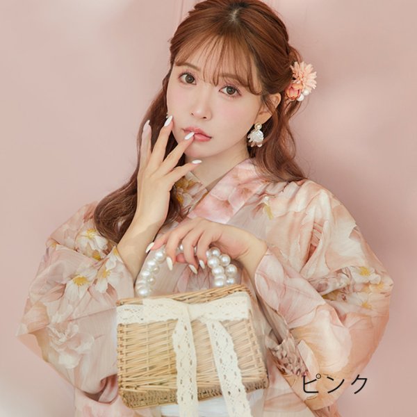 画像8: 【浴衣小物】パール付きフラワーコサージュ【2カラー】[HC02] (8)