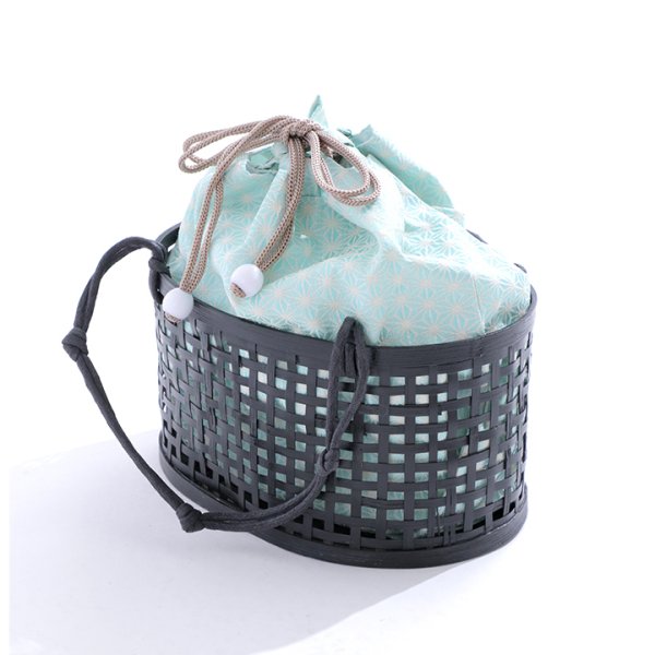 画像10: 【即日発送】麻の葉模様カゴバッグ【YMT】 (10)