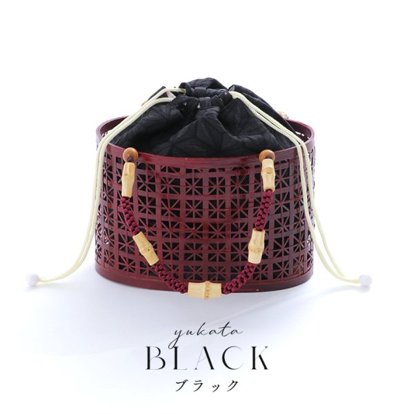 画像3: 竹編み丸型カゴバッグ[YMT] (3)