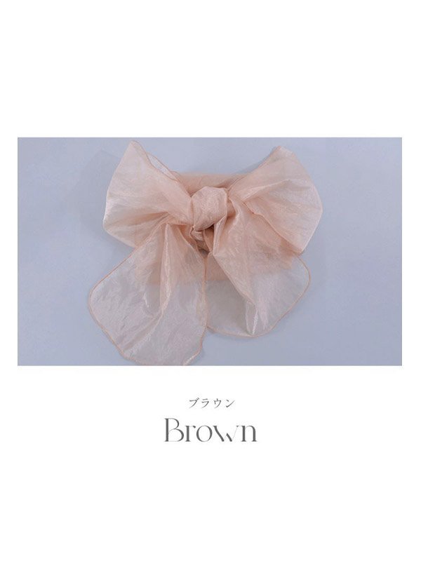 画像6: 【即日発送】【兵児帯】浴衣コーデを華やかにするオーガンジー兵児帯 単品販売[YMT] (6)