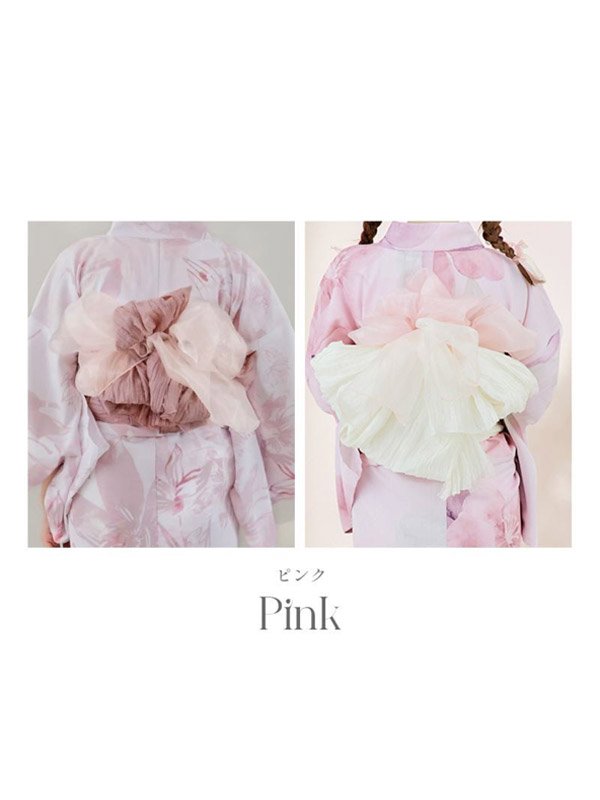 画像17: 【即日発送】【兵児帯】浴衣コーデを華やかにするオーガンジー兵児帯 単品販売[YMT] (17)